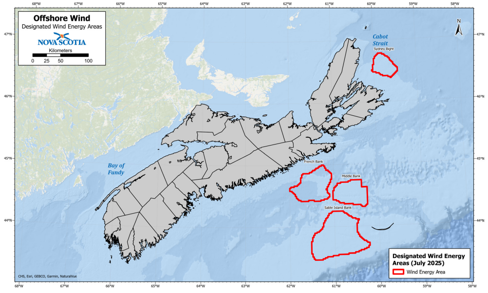 Offshore wind areas